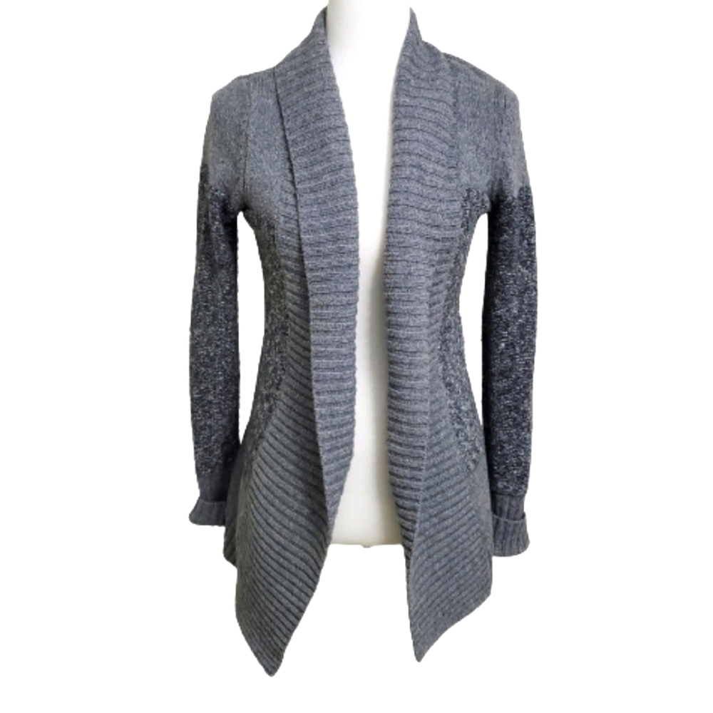 Anthropologie Ruby Moon Color Block Open Cardigan